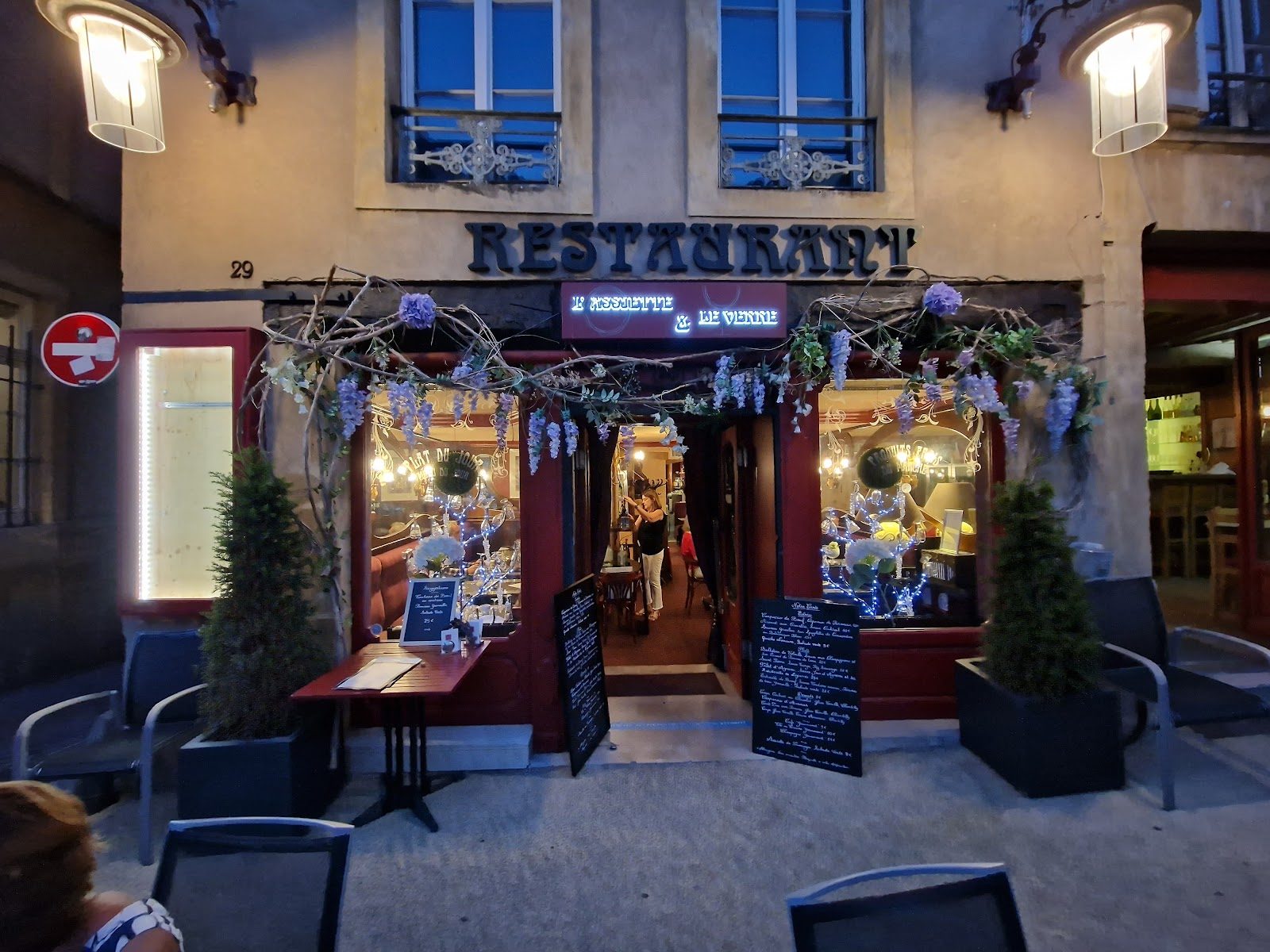 L' Assiette et Le Verre, restaurant à Metz